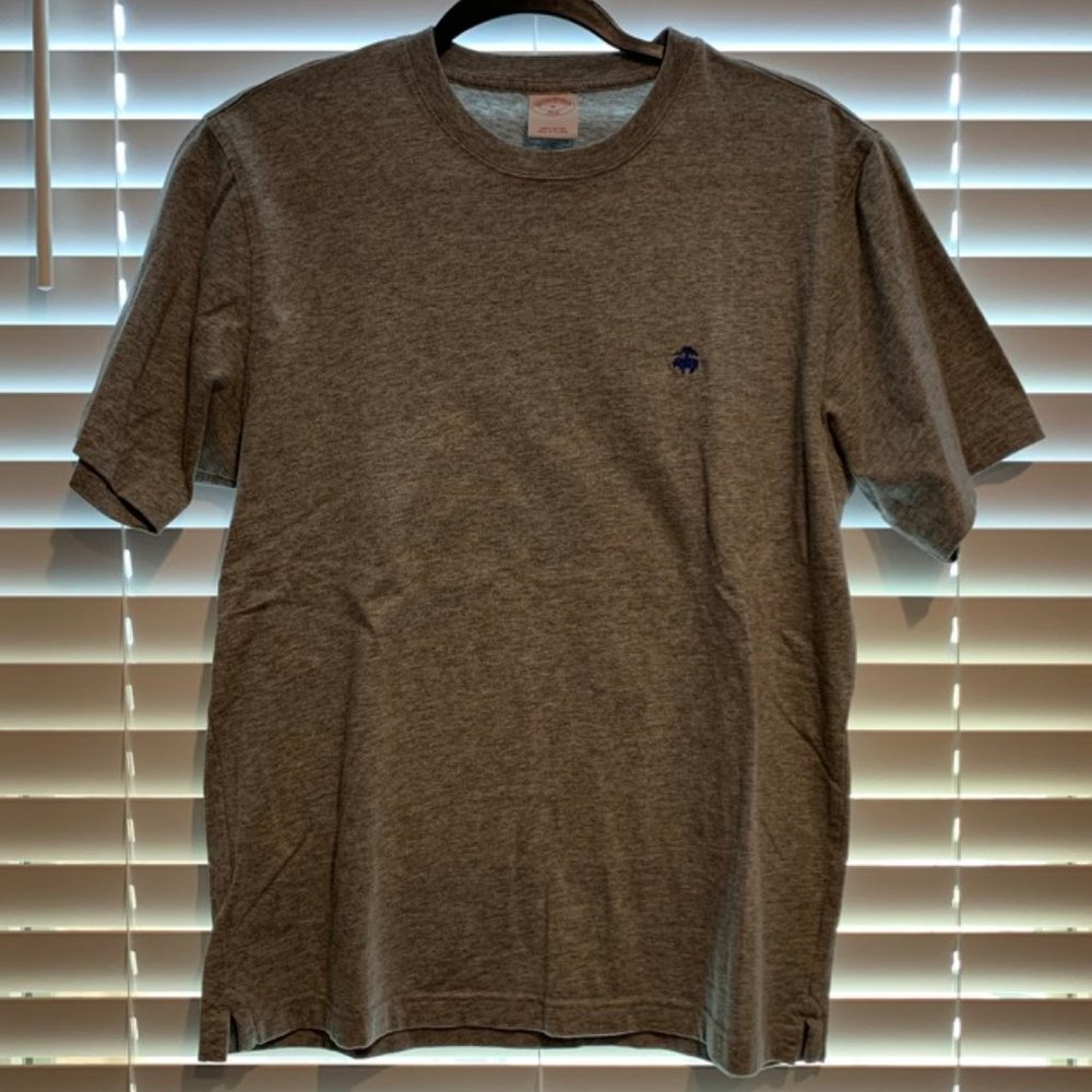 Brooks Brothers 346 Tee Gray